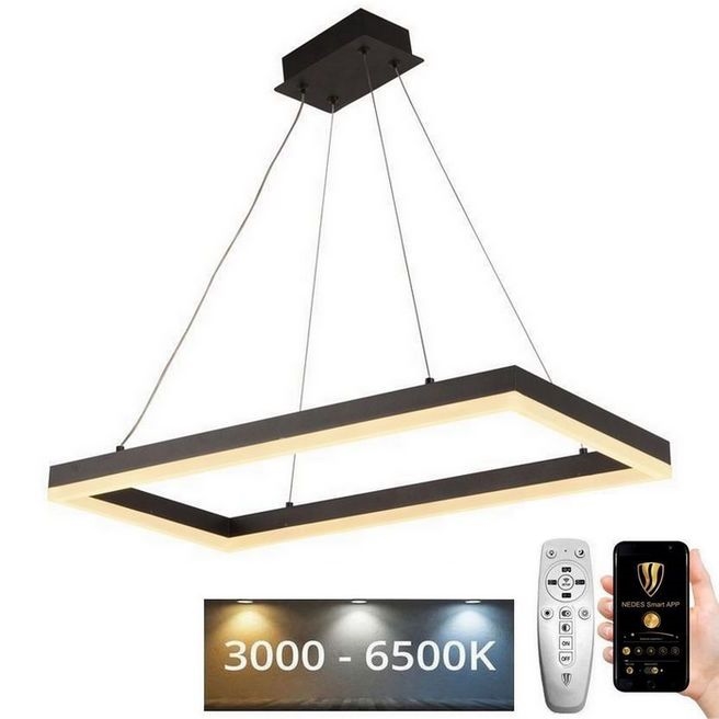 LED ljusreglerad ljuskrona på snöre LED/40W/230V 3000-6500K + fjärrkontroll