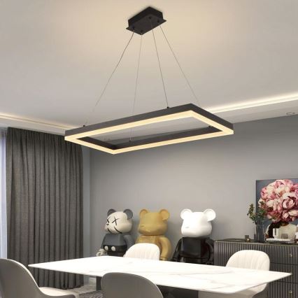 LED ljusreglerad ljuskrona på snöre LED/40W/230V 3000-6500K + fjärrkontroll