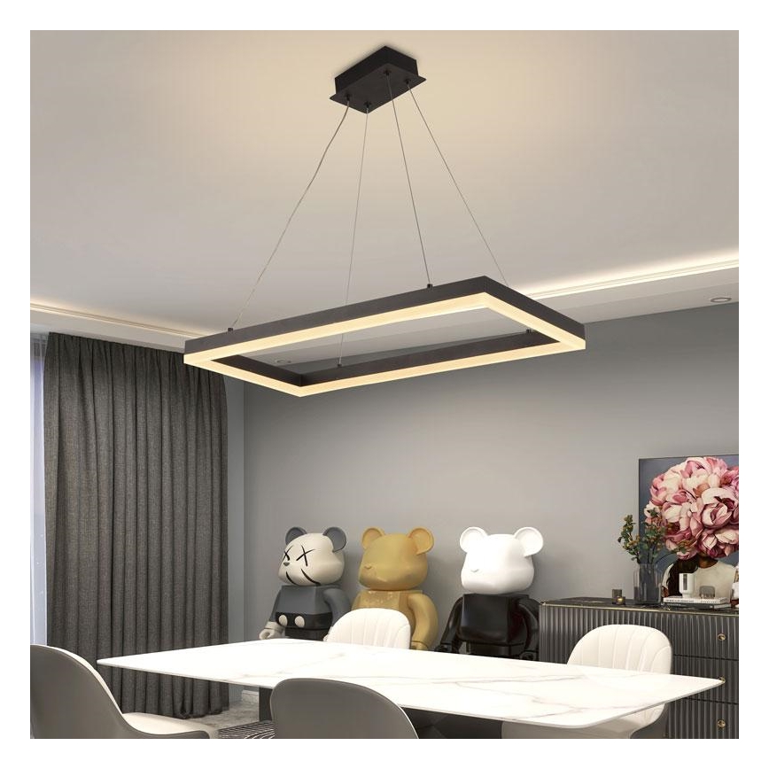 LED ljusreglerad ljuskrona på snöre LED/40W/230V 3000-6500K + fjärrkontroll