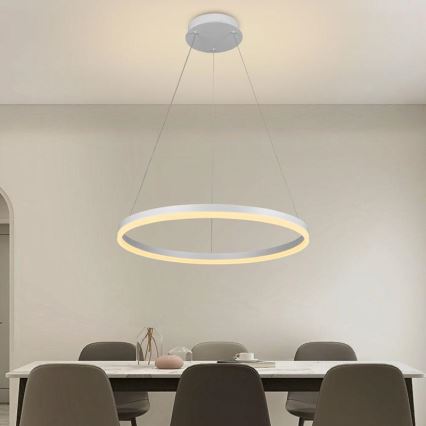 LED ljusreglerad ljuskrona på snöre LED/42W/230V 3000-6500K + fjärrkontroll