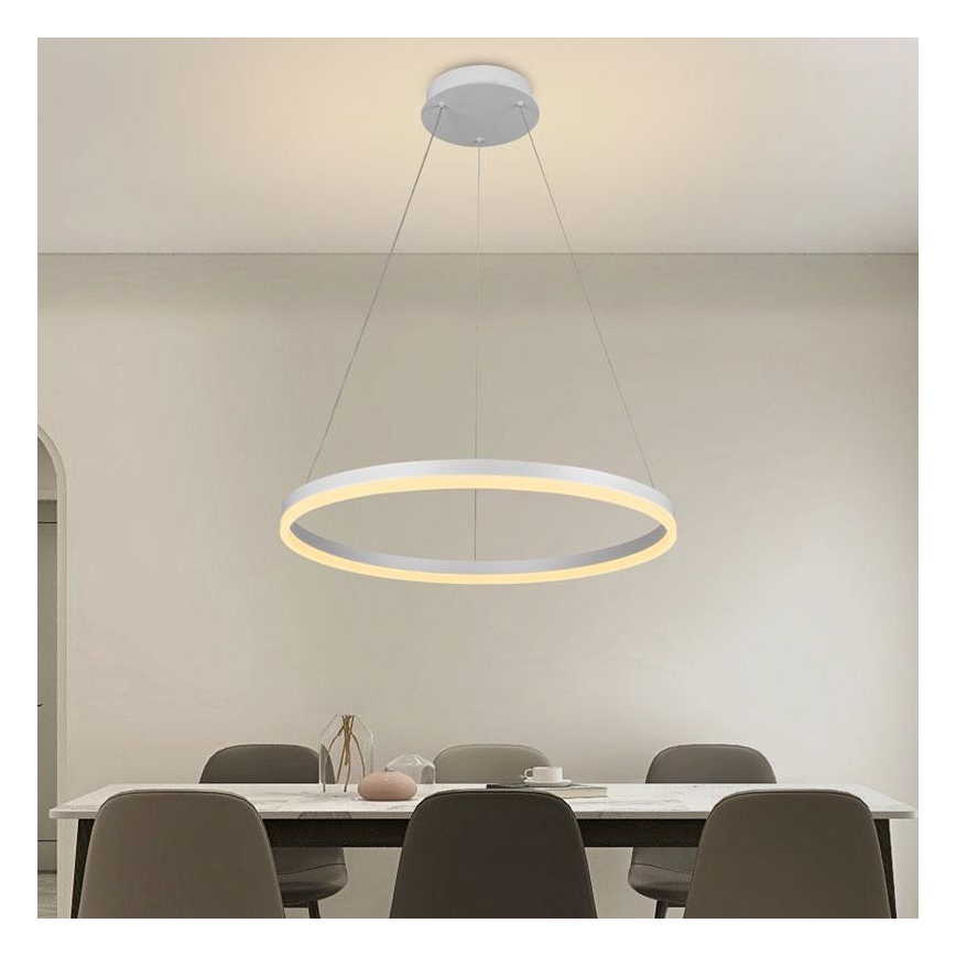 LED ljusreglerad ljuskrona på snöre LED/42W/230V 3000-6500K + fjärrkontroll
