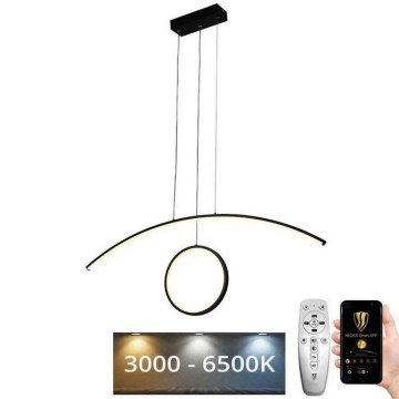 LED ljusreglerad ljuskrona på snöre LED/55W/230V 3000-6500K + fjärrkontroll