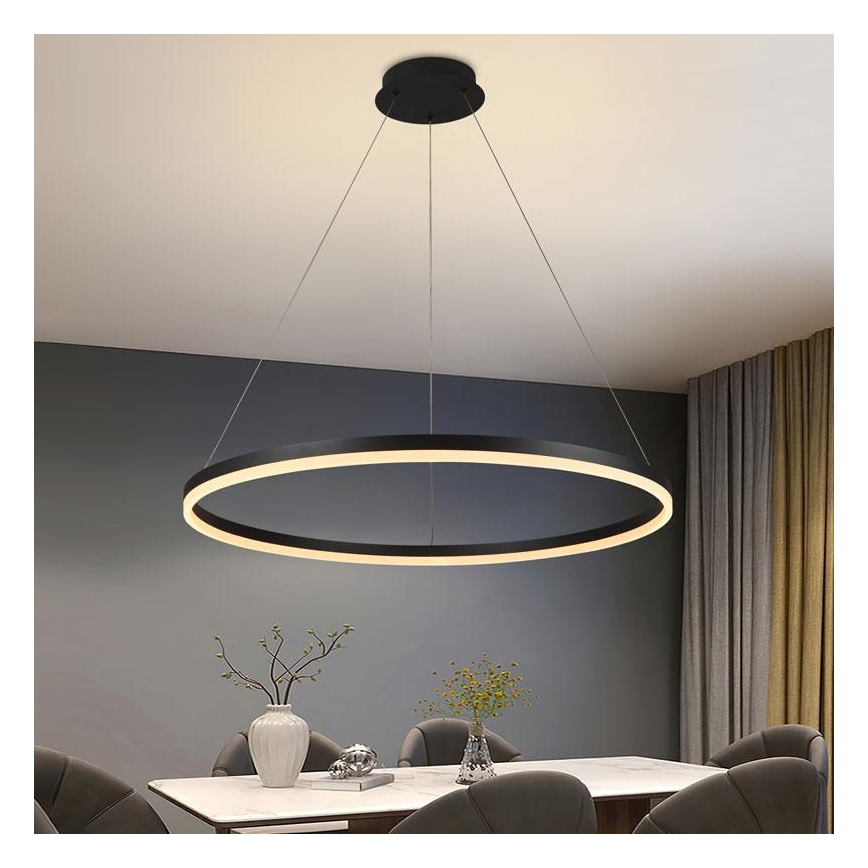 LED ljusreglerad ljuskrona på snöre LED/55W/230V 3000-6500K + fjärrkontroll