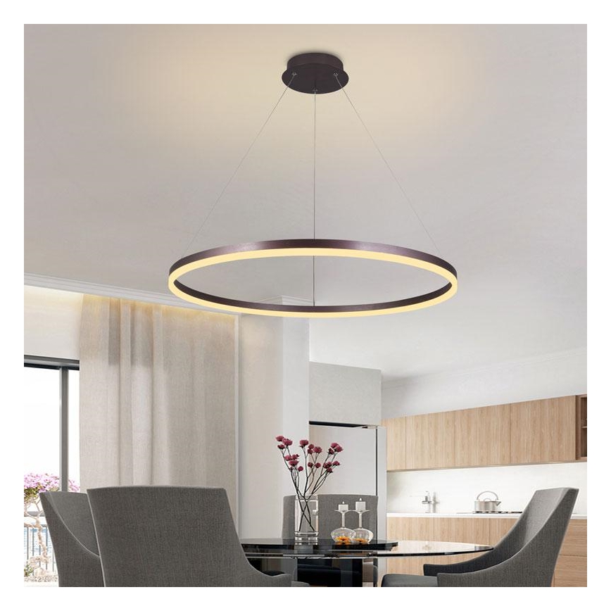 LED ljusreglerad ljuskrona på snöre LED/55W/230V 3000-6500K + fjärrkontroll