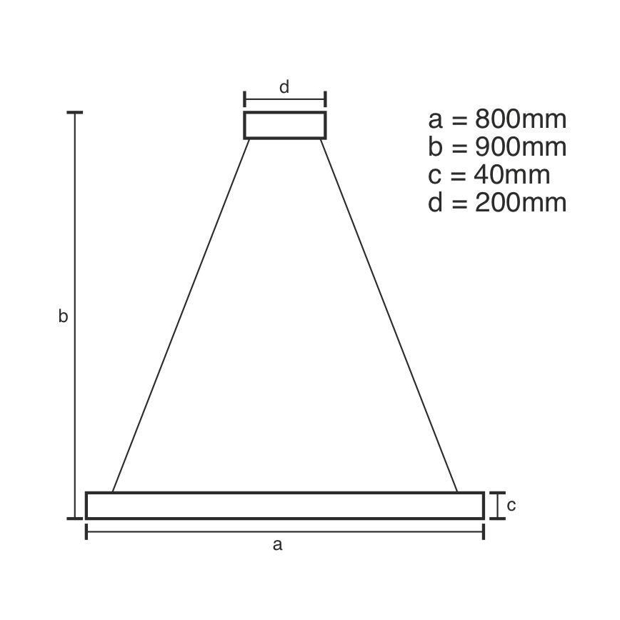 LED ljusreglerad ljuskrona på snöre LED/55W/230V 3000-6500K + fjärrkontroll