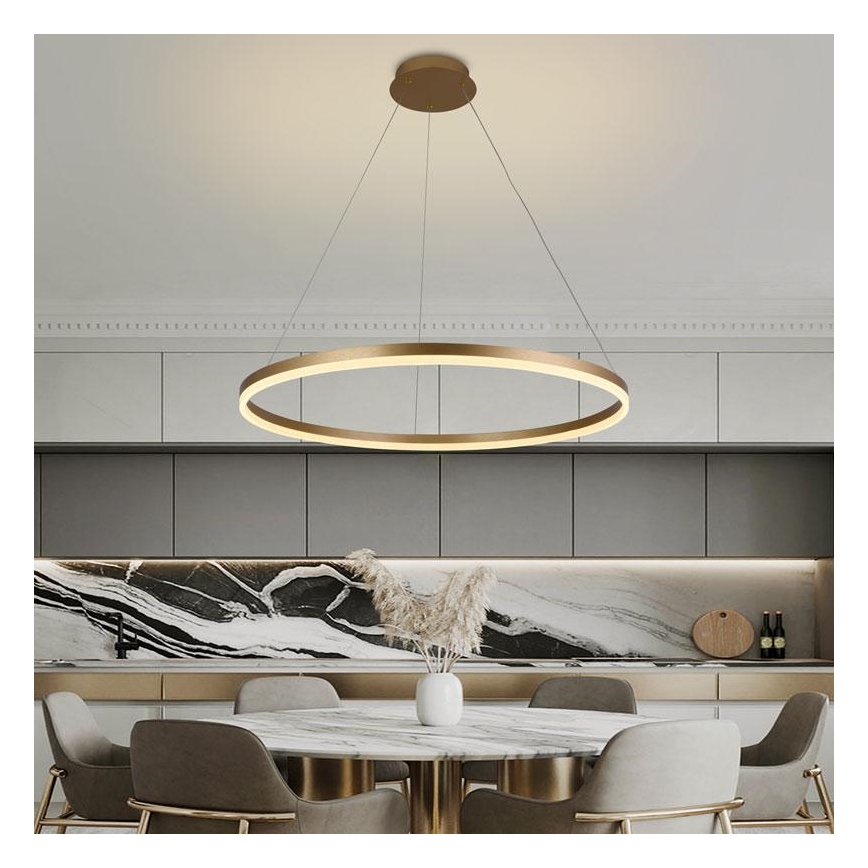 LED ljusreglerad ljuskrona på snöre LED/55W/230V 3000-6500K + fjärrkontroll