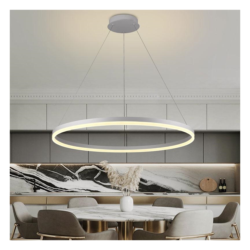 LED ljusreglerad ljuskrona på snöre LED/55W/230V 3000-6500K + fjärrkontroll