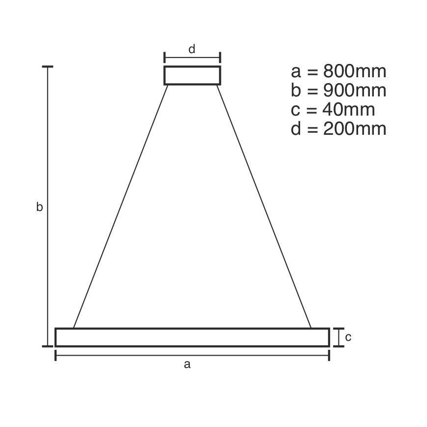 LED ljusreglerad ljuskrona på snöre LED/55W/230V 3000-6500K + fjärrkontroll