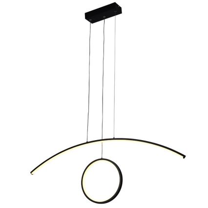 LED ljusreglerad ljuskrona på snöre LED/55W/230V 3000-6500K + fjärrkontroll