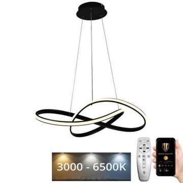 LED ljusreglerad ljuskrona på snöre LED/70W/230V 3000-6500K + fjärrkontroll