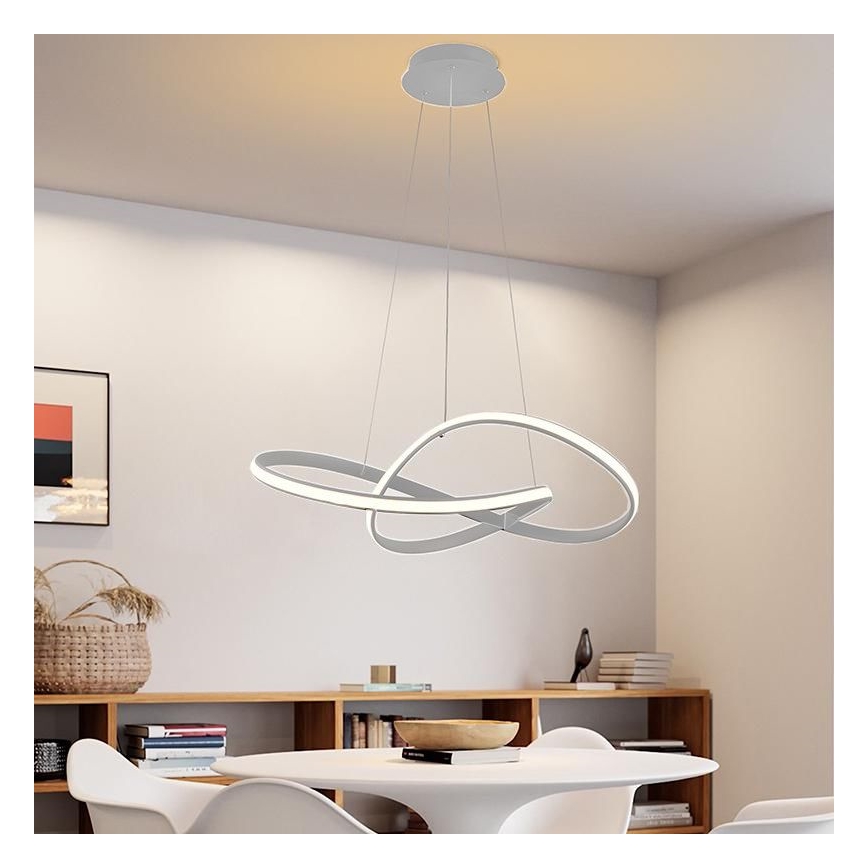 LED ljusreglerad ljuskrona på snöre LED/70W/230V 3000-6500K + fjärrkontroll