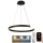 LED ljusreglerad ljuskrona på snöre LED/70W/230V 3000-6500K + fjärrkontroll