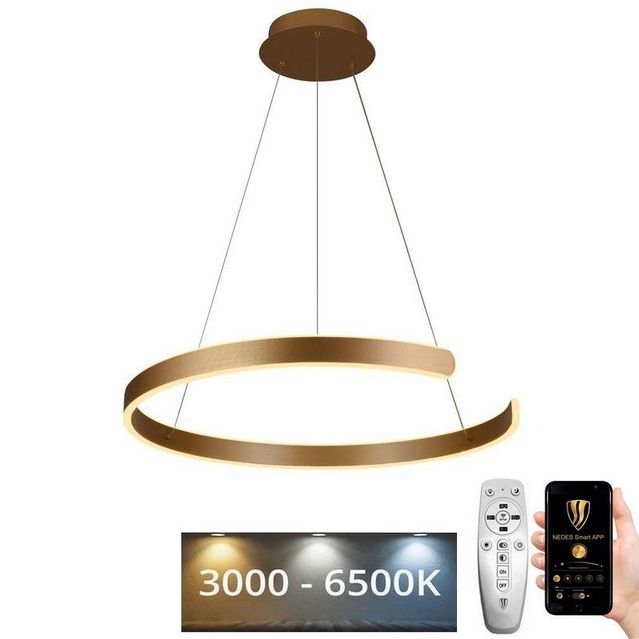 LED ljusreglerad ljuskrona på snöre LED/70W/230V 3000-6500K + fjärrkontroll