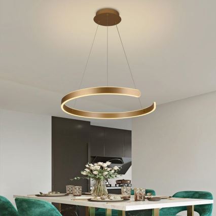 LED ljusreglerad ljuskrona på snöre LED/70W/230V 3000-6500K + fjärrkontroll
