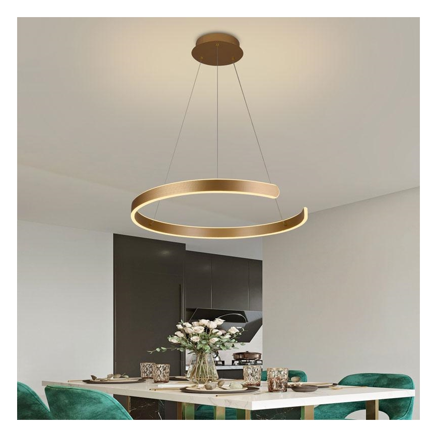 LED ljusreglerad ljuskrona på snöre LED/70W/230V 3000-6500K + fjärrkontroll