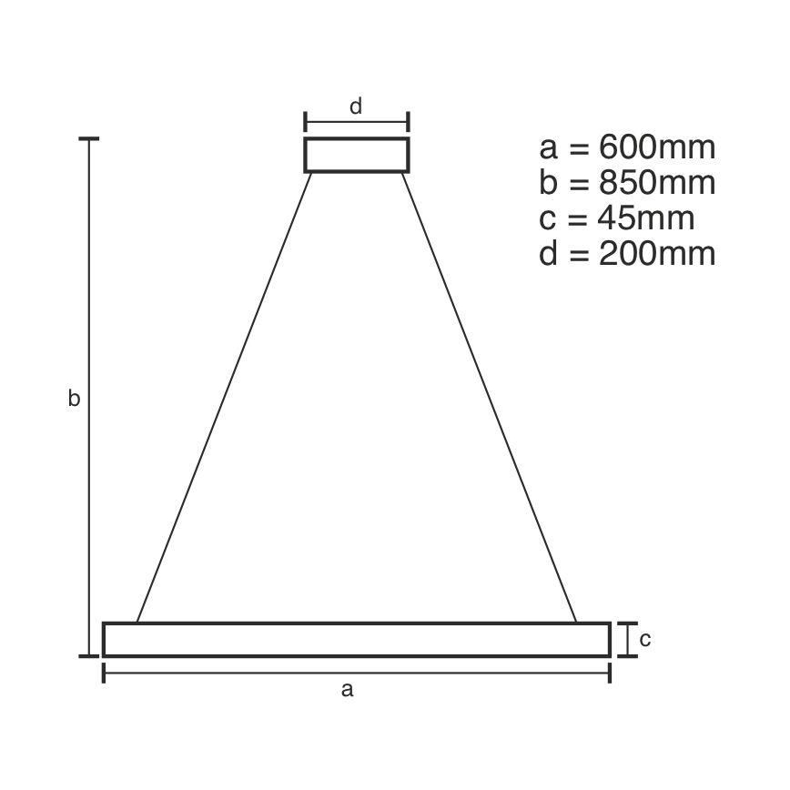 LED ljusreglerad ljuskrona på snöre LED/70W/230V 3000-6500K + fjärrkontroll