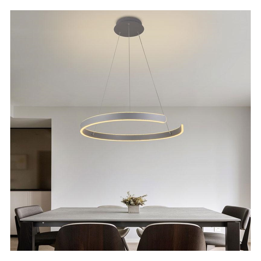 LED ljusreglerad ljuskrona på snöre LED/70W/230V 3000-6500K + fjärrkontroll