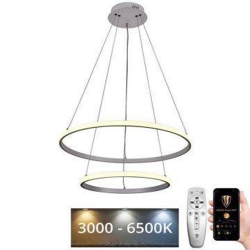 LED ljusreglerad ljuskrona på snöre LED/75W/230V 3000-6500K + fjärrkontroll