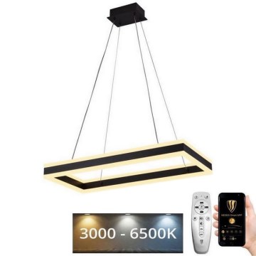 LED ljusreglerad ljuskrona på snöre LED/80W/230V 3000-6500K + fjärrkontroll