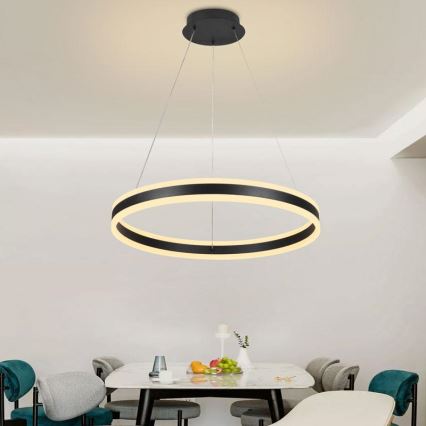 LED ljusreglerad ljuskrona på snöre LED/85W/230V 3000-6500K + fjärrkontroll