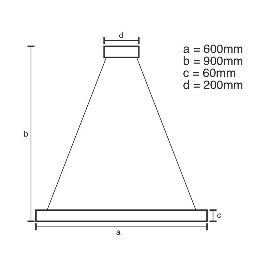 LED ljusreglerad ljuskrona på snöre LED/85W/230V 3000-6500K + fjärrkontroll