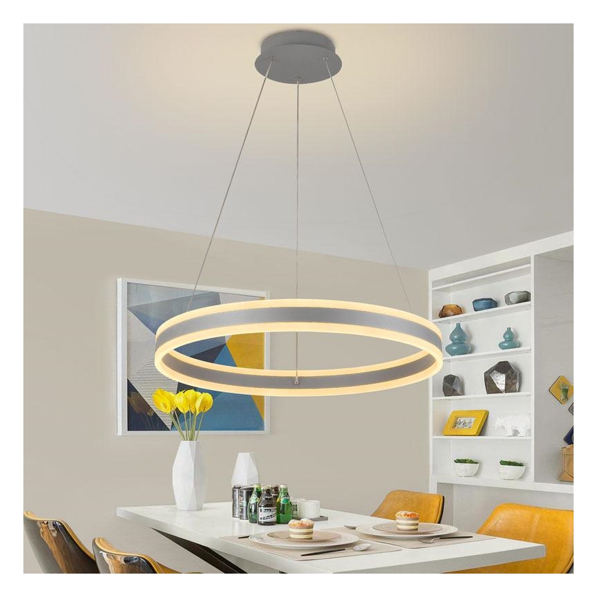 LED ljusreglerad ljuskrona på snöre LED/85W/230V 3000-6500K + fjärrkontroll