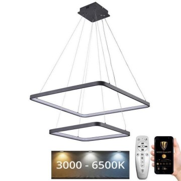 LED ljusreglerad ljuskrona på snöre LED/90W/230V 3000-6500K + fjärrkontroll
