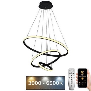 LED ljusreglerad ljuskrona på snöre LED/90W/230V 3000-6500K + fjärrkontroll