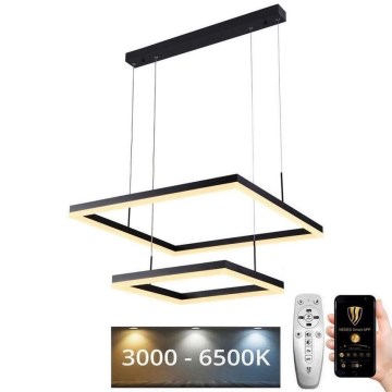 LED ljusreglerad ljuskrona på snöre LED/90W/230V 3000-6500K + fjärrkontroll