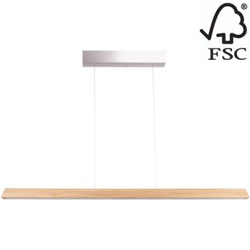 LED ljusreglerad ljuskrona på textilsladd DEROTT 3xLED/14W/230V ek – FSC certifierade