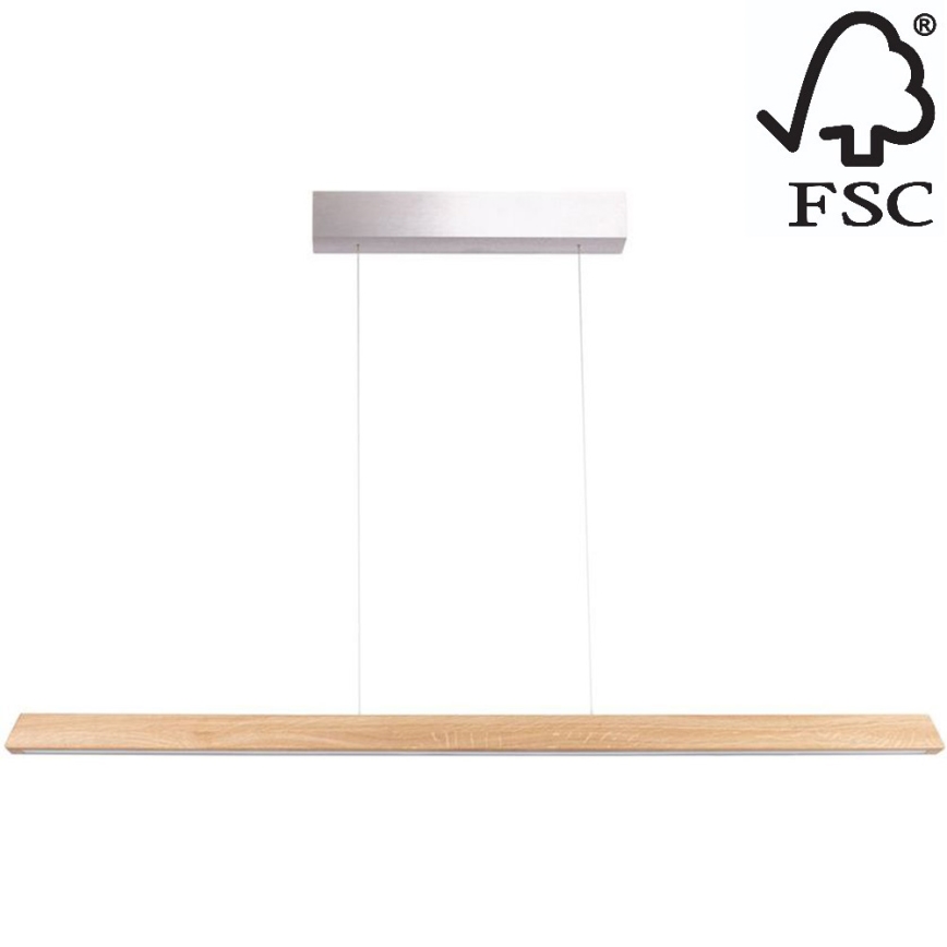 LED ljusreglerad ljuskrona på textilsladd DEROTT 3xLED/14W/230V ek – FSC certifierade