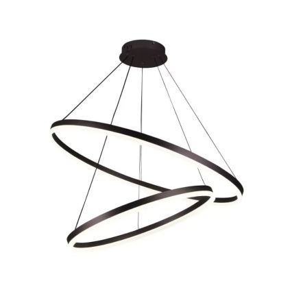 LED ljusreglerad ljuskrona på textilsladd LED/100W/230V 3000-6500K + fjärrkontroll