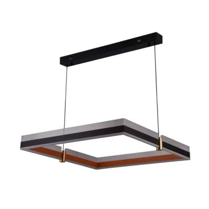 LED ljusreglerad ljuskrona på textilsladd LED/100W/230V 3000-6500K + fjärrkontroll