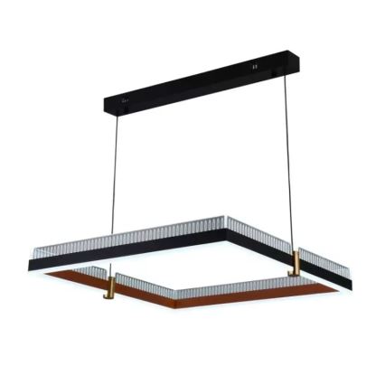 LED ljusreglerad ljuskrona på textilsladd LED/100W/230V 3000-6500K + fjärrkontroll