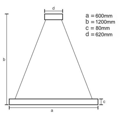 LED ljusreglerad ljuskrona på textilsladd LED/100W/230V 3000-6500K + fjärrkontroll