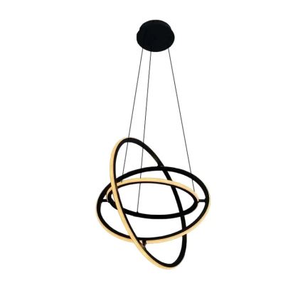 LED ljusreglerad ljuskrona på textilsladd LED/105W/230V 3000-6500K + fjärrkontroll