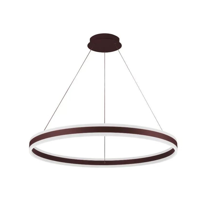 LED ljusreglerad ljuskrona på textilsladd LED/110W/230V 3000-6500K + fjärrkontroll