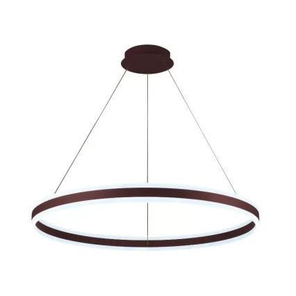 LED ljusreglerad ljuskrona på textilsladd LED/110W/230V 3000-6500K + fjärrkontroll