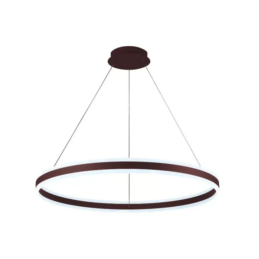 LED ljusreglerad ljuskrona på textilsladd LED/110W/230V 3000-6500K + fjärrkontroll