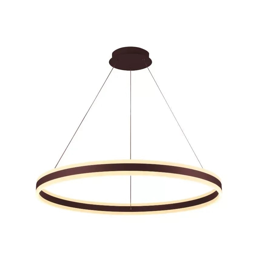 LED ljusreglerad ljuskrona på textilsladd LED/110W/230V 3000-6500K + fjärrkontroll