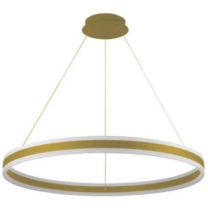 LED ljusreglerad ljuskrona på textilsladd LED/110W/230V 3000-6500K diameter 80 cm + fjärrkontroll