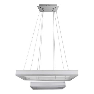 LED ljusreglerad ljuskrona på textilsladd LED/113W/230V 3000K vit