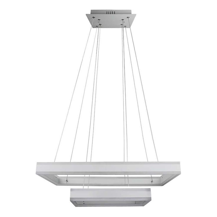 LED ljusreglerad ljuskrona på textilsladd LED/113W/230V 3000K vit