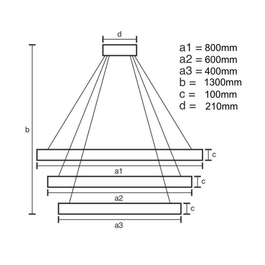 LED Ljusreglerad kristall ljuskrona på snöre LED/115W/230V 3000-6500K krom/guld + fjärrkontroll