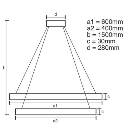 LED Ljusreglerad kristall ljuskrona på snöre LED/115W/230V 3000-6500K silver + fjärrkontroll