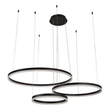 LED ljusreglerad ljuskrona på textilsladd LED/125W/230V 3000-6500K + fjärrkontroll