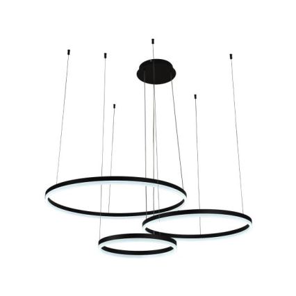 LED ljusreglerad ljuskrona på textilsladd LED/125W/230V 3000-6500K + fjärrkontroll