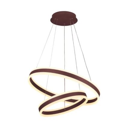 LED ljusreglerad ljuskrona på textilsladd LED/135W/230V 3000-6500K + fjärrkontroll