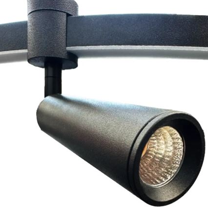 LED ljusreglerad ljuskrona på textilsladd LED/140W/230V 3000-6500K + fjärrkontroll