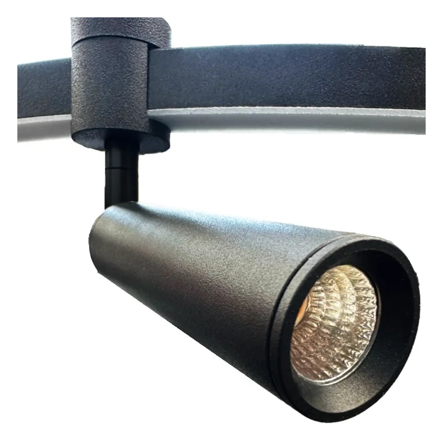 LED ljusreglerad ljuskrona på textilsladd LED/140W/230V 3000-6500K + fjärrkontroll